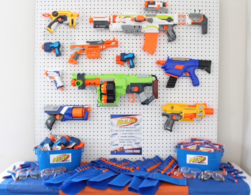 Nerf War Birthday Party